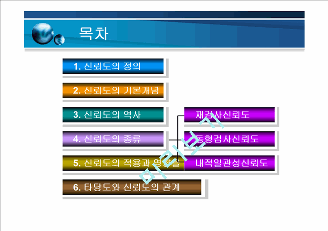 [ppt자료] 타당도와 신뢰도[1].ppt